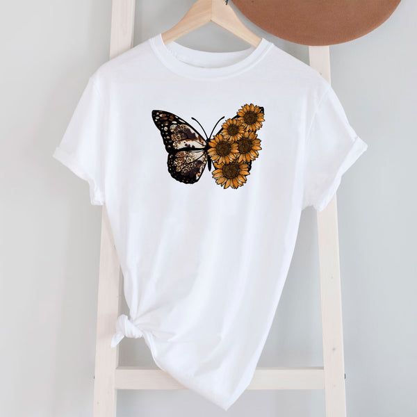 Butterfly Sunflower Western Vibe