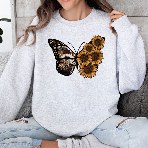 Butterfly Sunflower Western Vibe