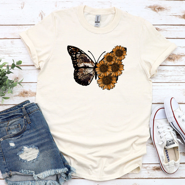 Butterfly Sunflower Western Vibe