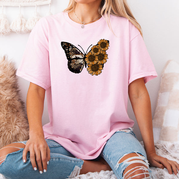 Butterfly Sunflower Western Vibe