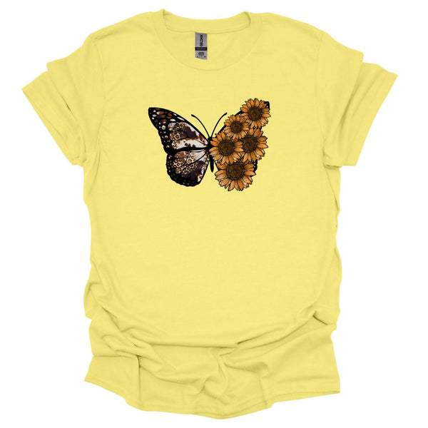 Butterfly Sunflower Western Vibe