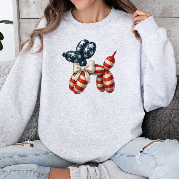 American Flag Balloon Dog
