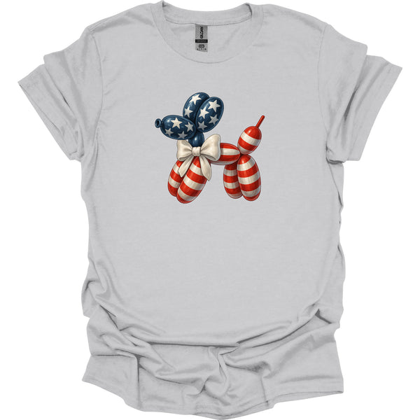 American Flag Balloon Dog