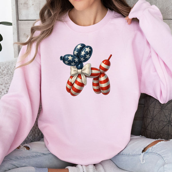 American Flag Balloon Dog