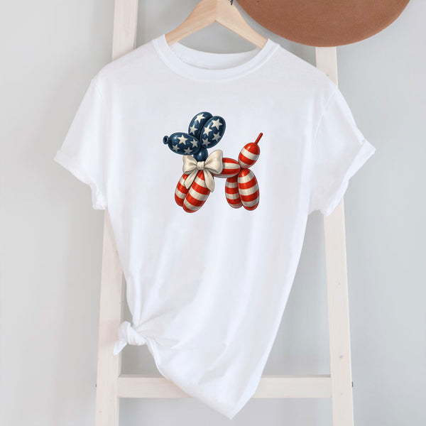 American Flag Balloon Dog