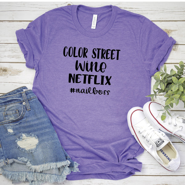 Color Street  Wine Netflix