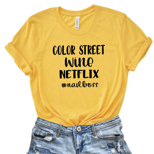 Color Street  Wine Netflix