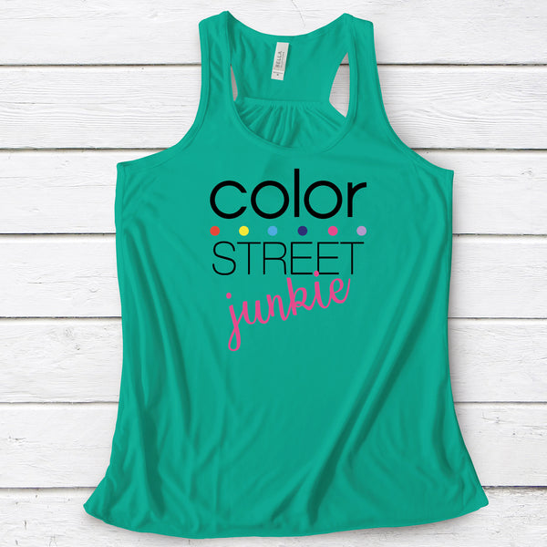 Color Street Junkie - Tank Top