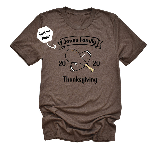 Custom Family Thanksgiving T-Shirt