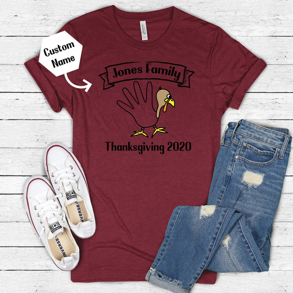 Family Custom Thanksgiving T-Shirt