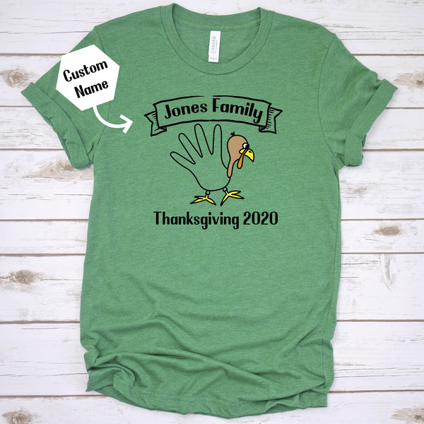 Family Custom Thanksgiving T-Shirt