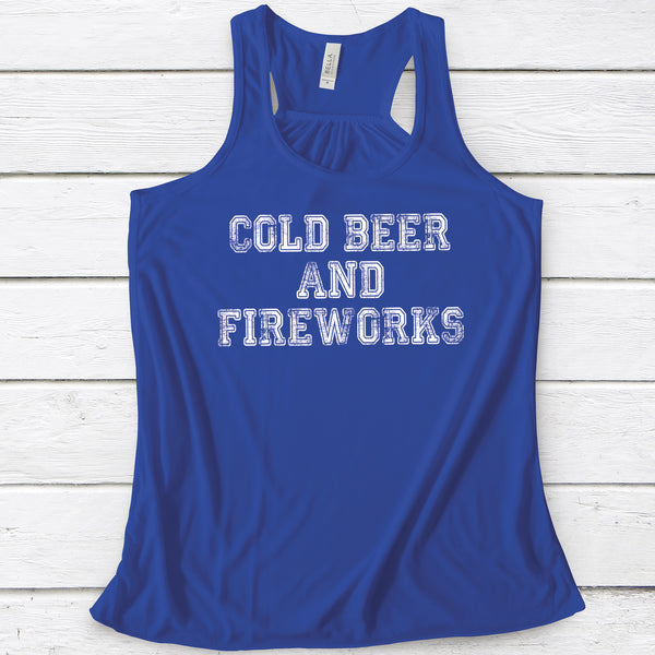 Cold Beer And Fireworks