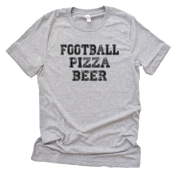 Football Pizza Beer