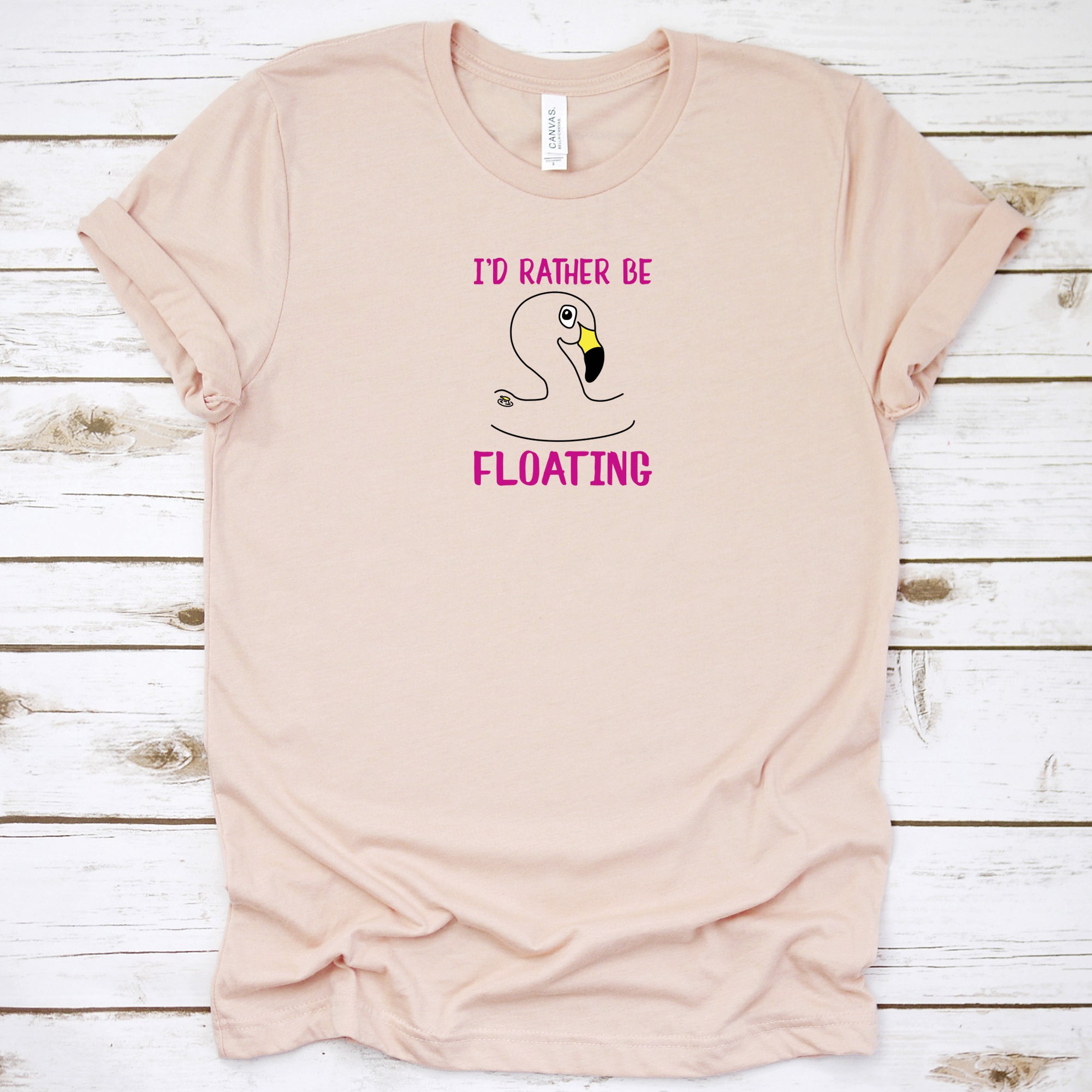 I'd Rather Be Floating - Flamingo Float